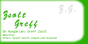 zsolt greff business card